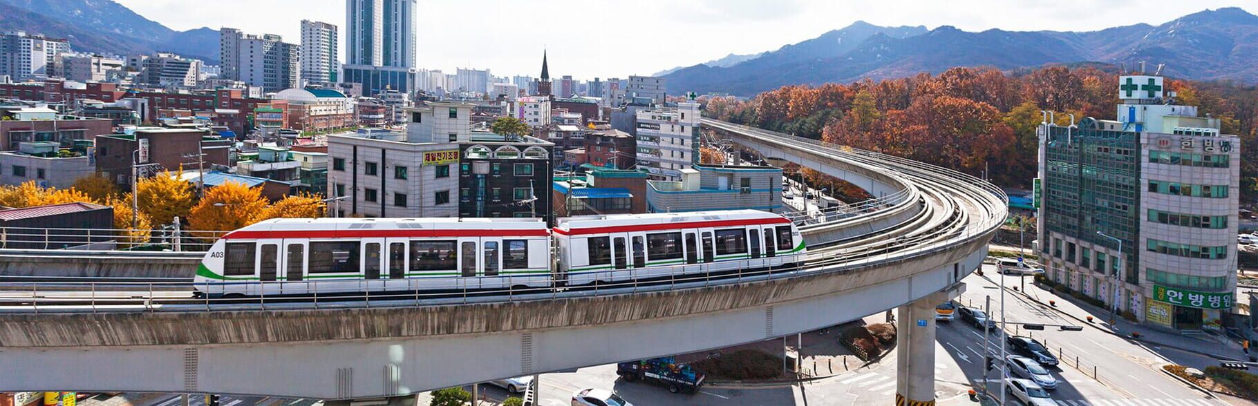 Korean Rail Driving Tour: LRT Uijeongbu artwork