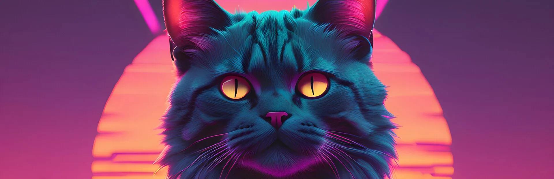 OG Puzzlers: Synthwave Cats