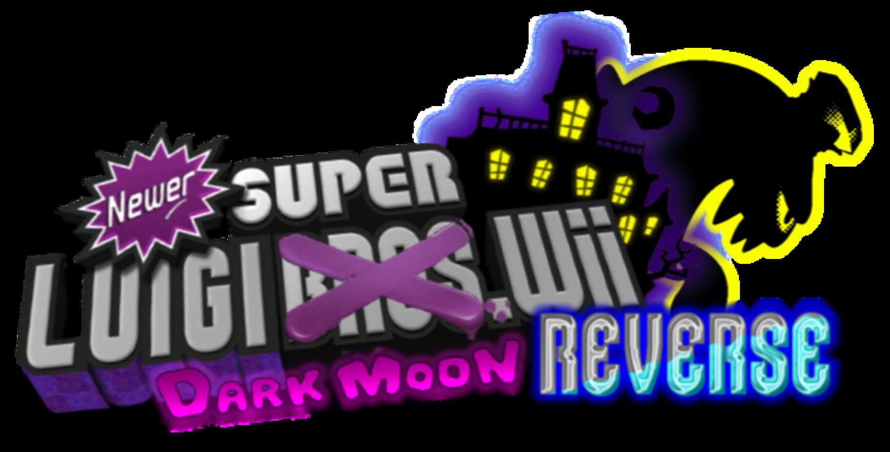 Artwork for Newer Super Luigi Wii: Dark Moon - Reverse
