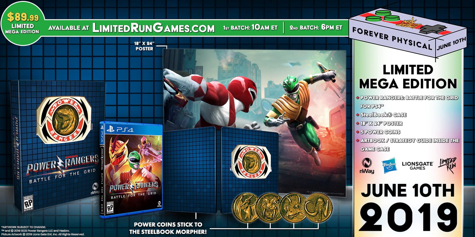 Artwork for Power Rangers: Battle for the Grid - Mega Edition