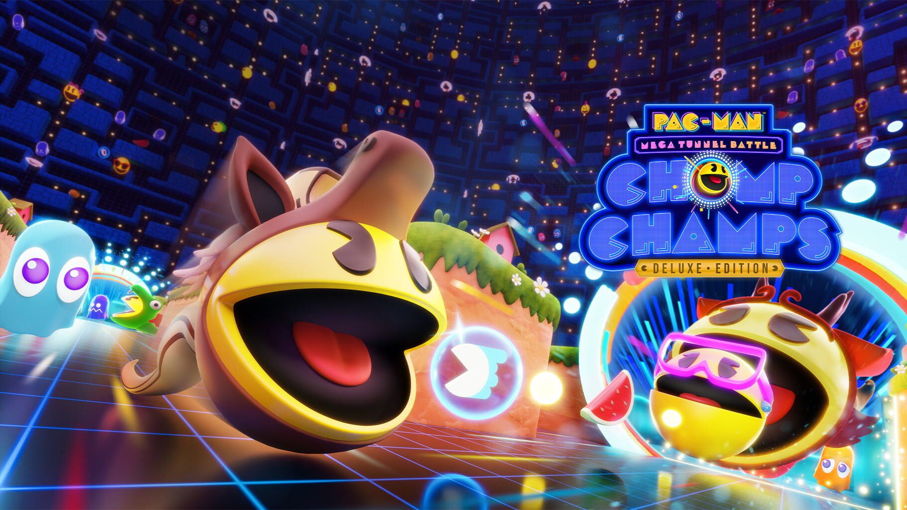 Pac-Man Mega Tunnel Battle: Chomp Champs - Deluxe Edition artwork