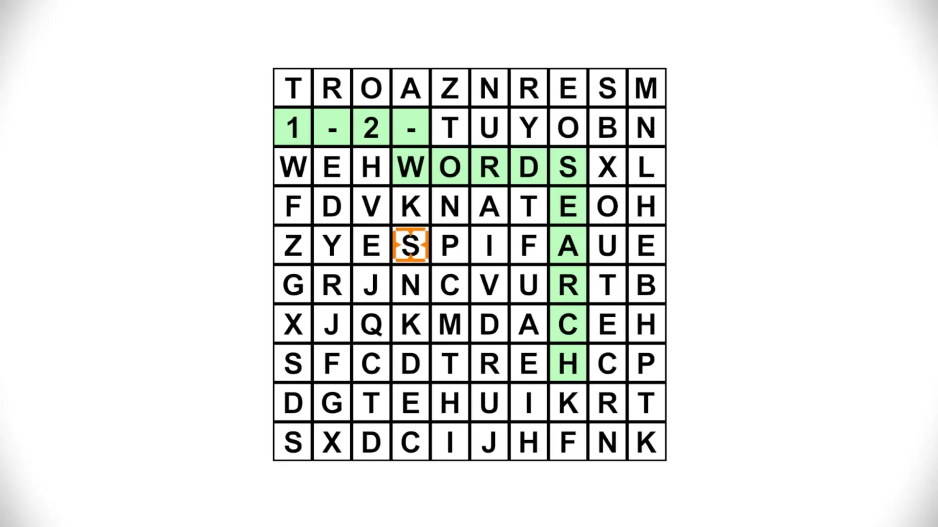 1-2-Word Search!