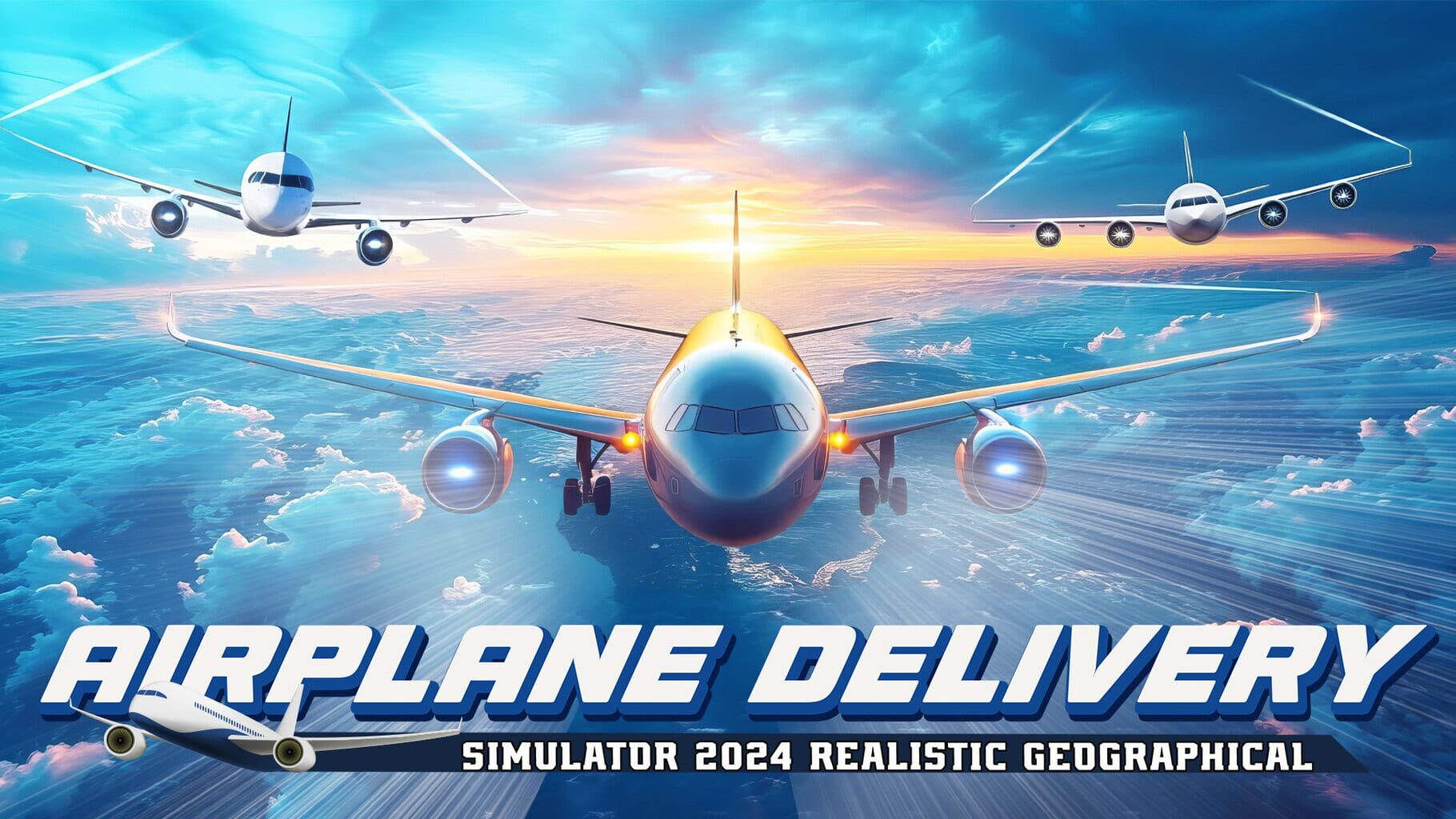 Airplane Delivery Simulator 2024: Realistic Geographical artwork