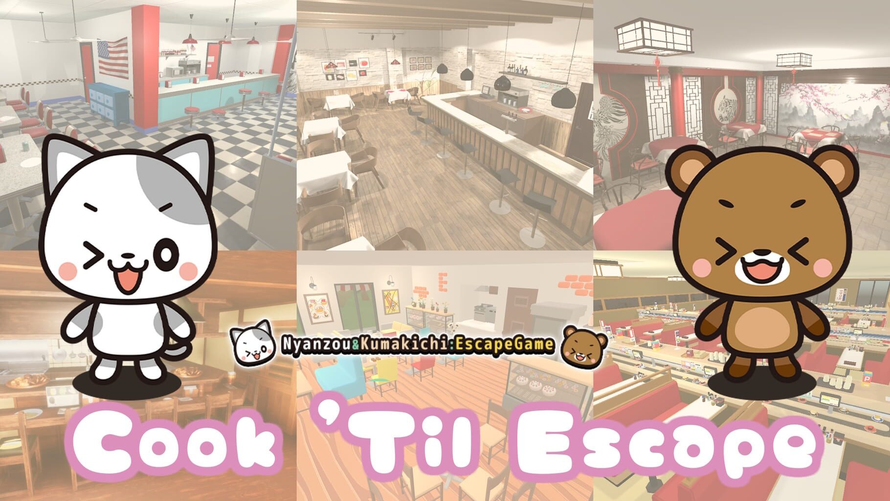 Cook 'Til Escape: Nyanzou & Kumakichi - Escape Game artwork