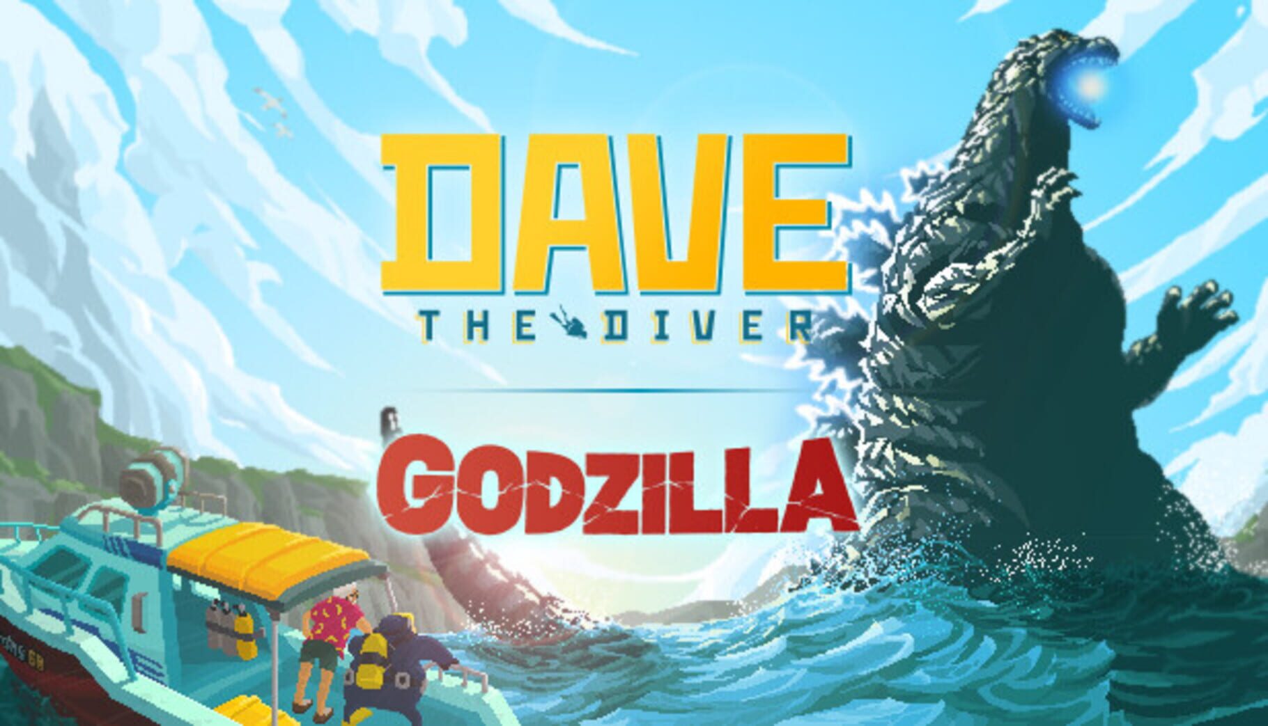 Dave the Diver: Godzilla artwork