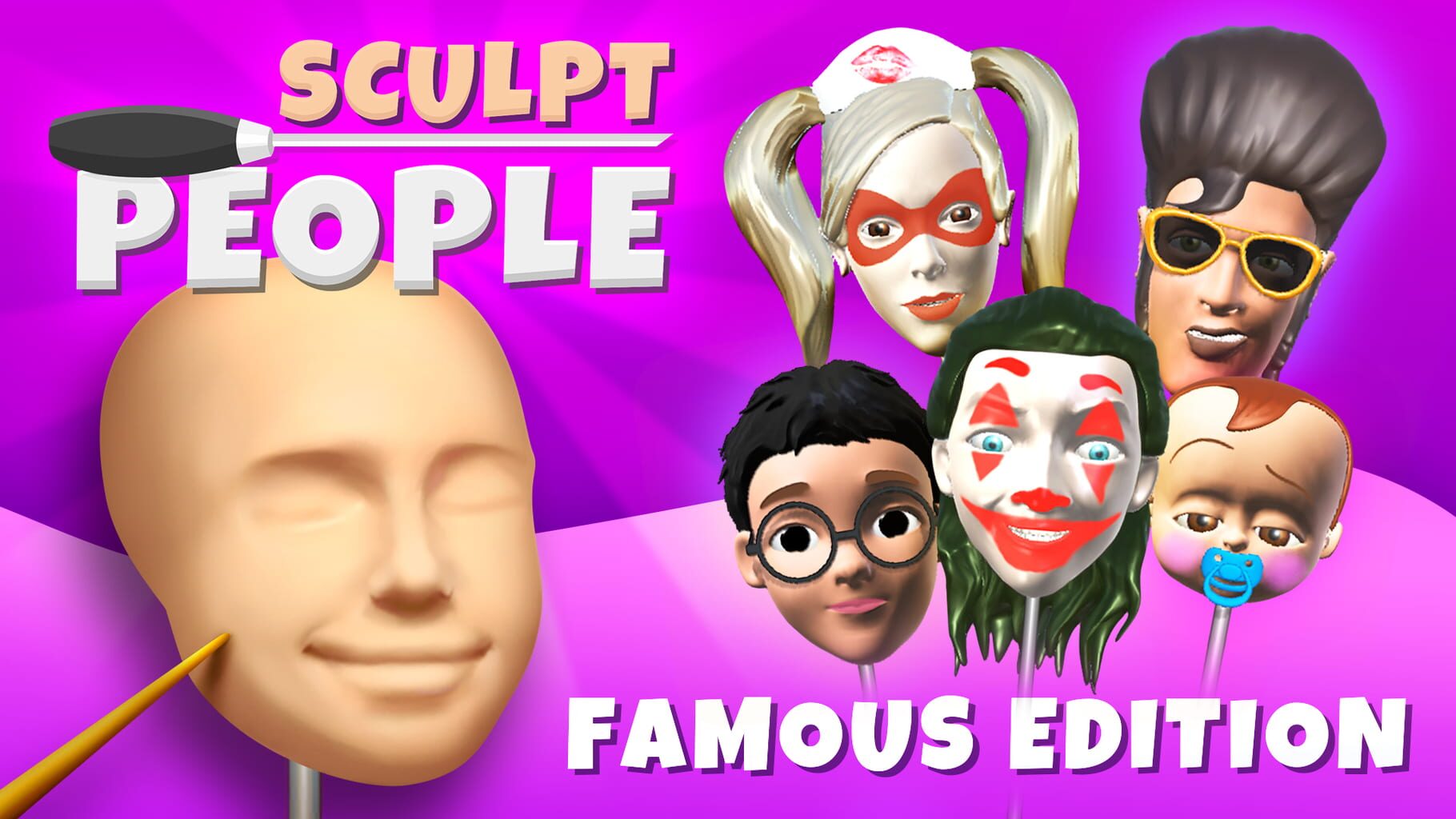 Sculpt People: Famous Edition artwork