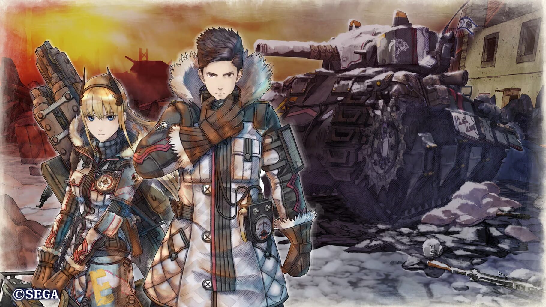 Valkyria Chronicles 4 artwork