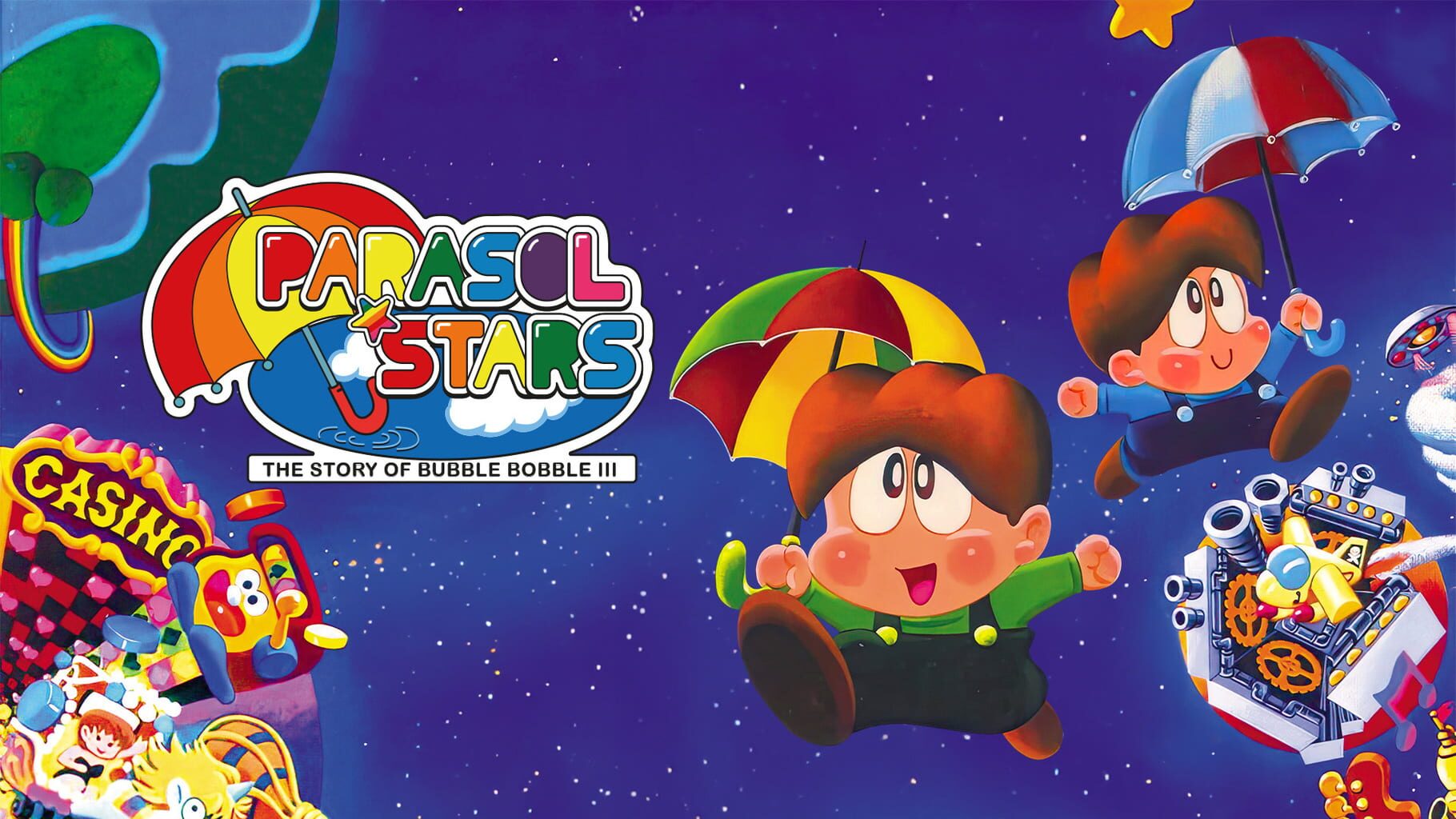 Parasol Stars: The Story of Bubble Bobble III artwork