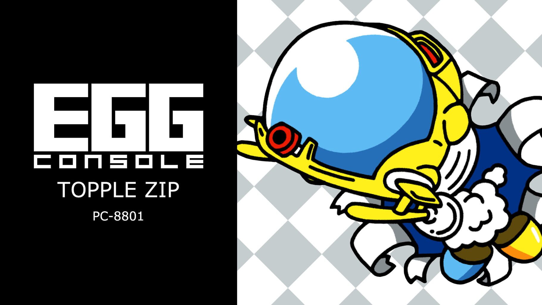 Eggconsole Topple Zip PC-8801 artwork