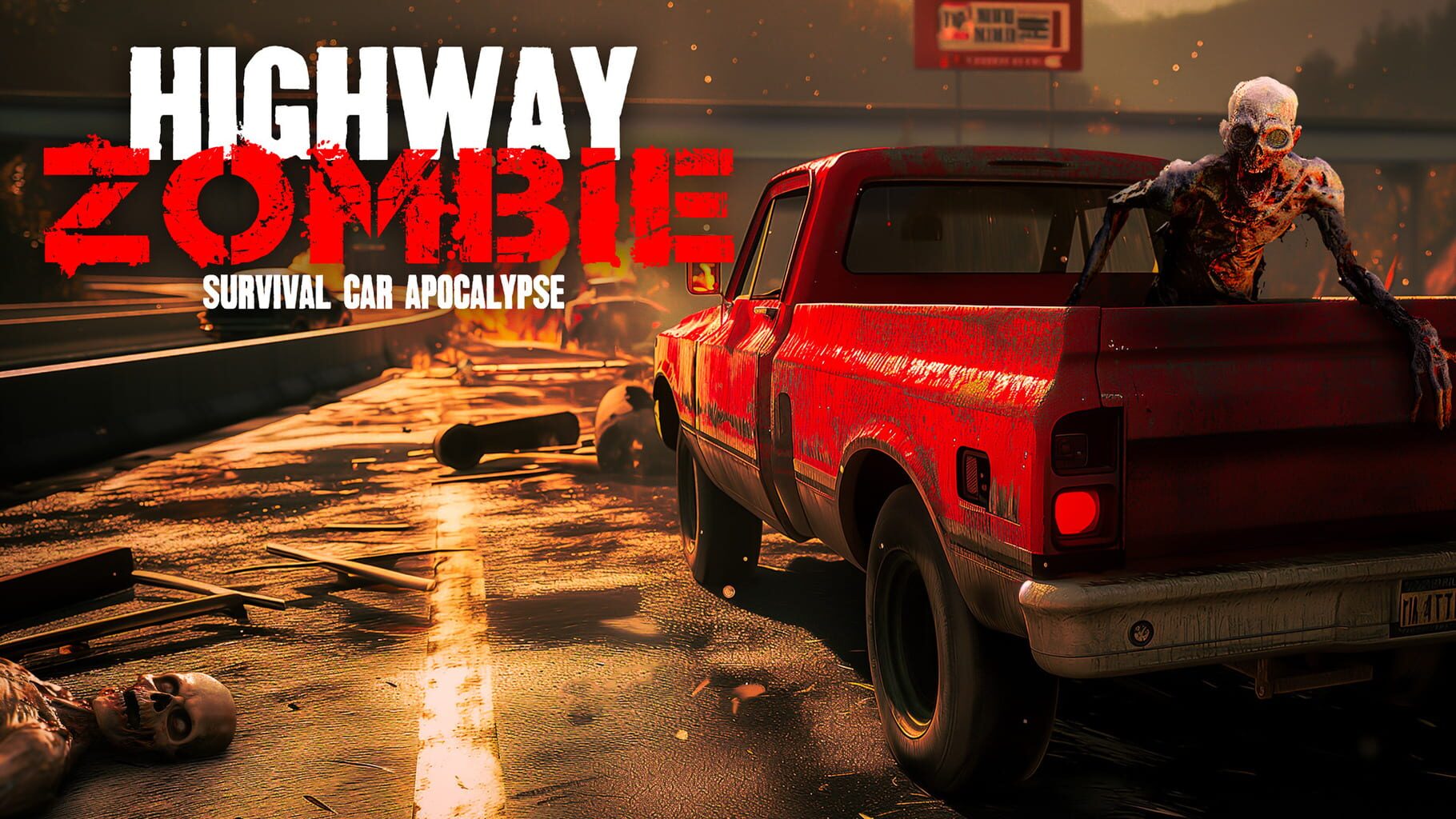 Highway Zombie Survival: Car Apocalypse artwork