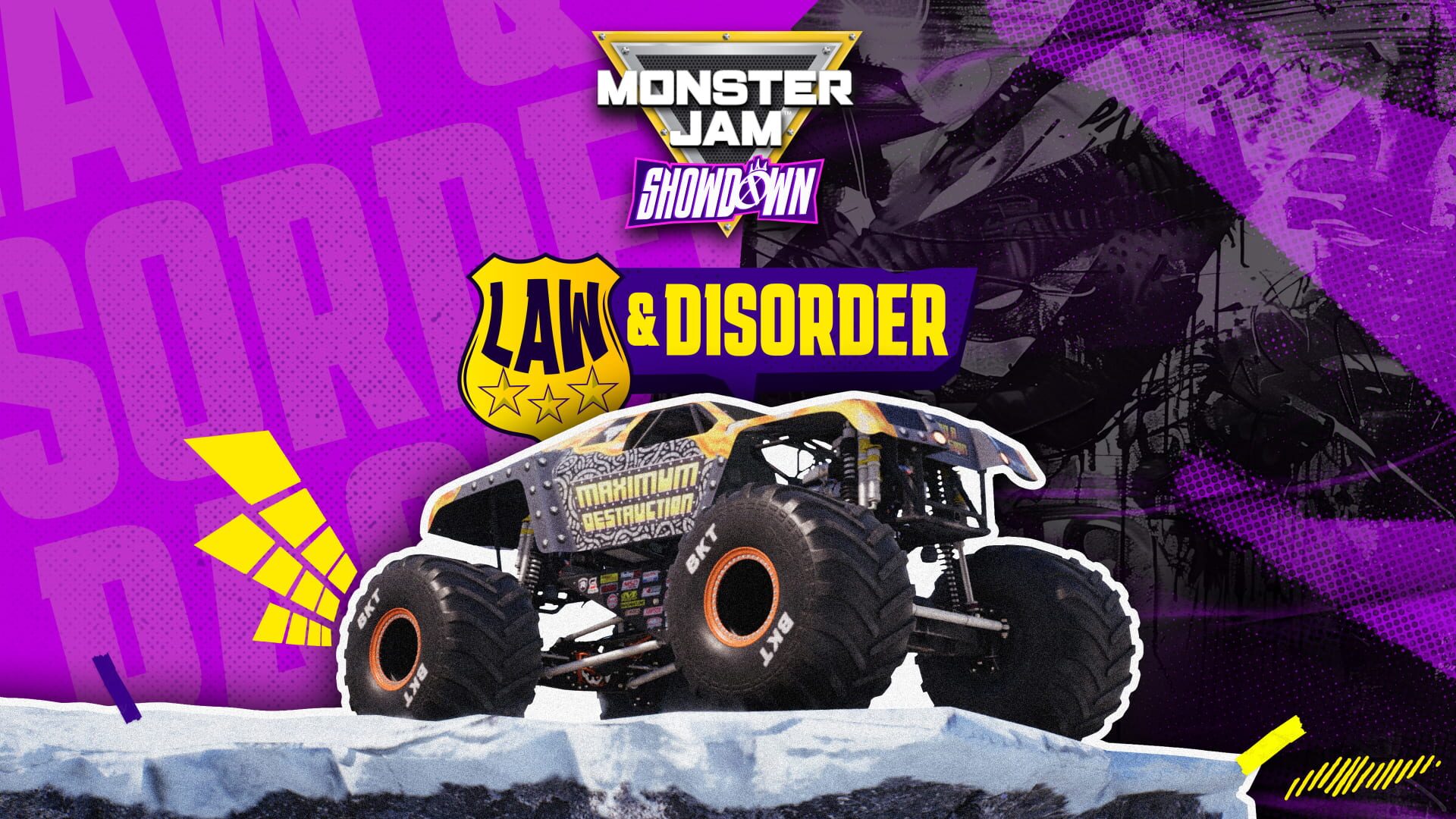 Monster Jam Showdown: Law & Disorder artwork