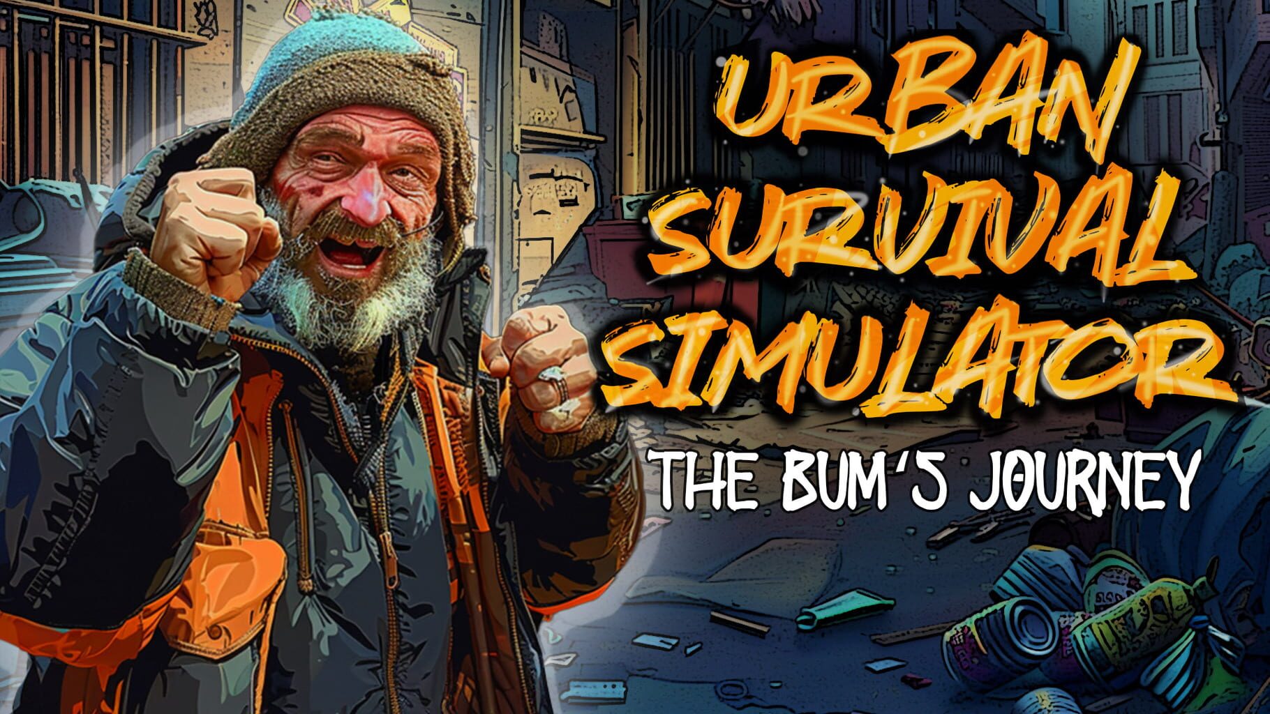 Urban Survival Simulator: The Bum's Journey artwork