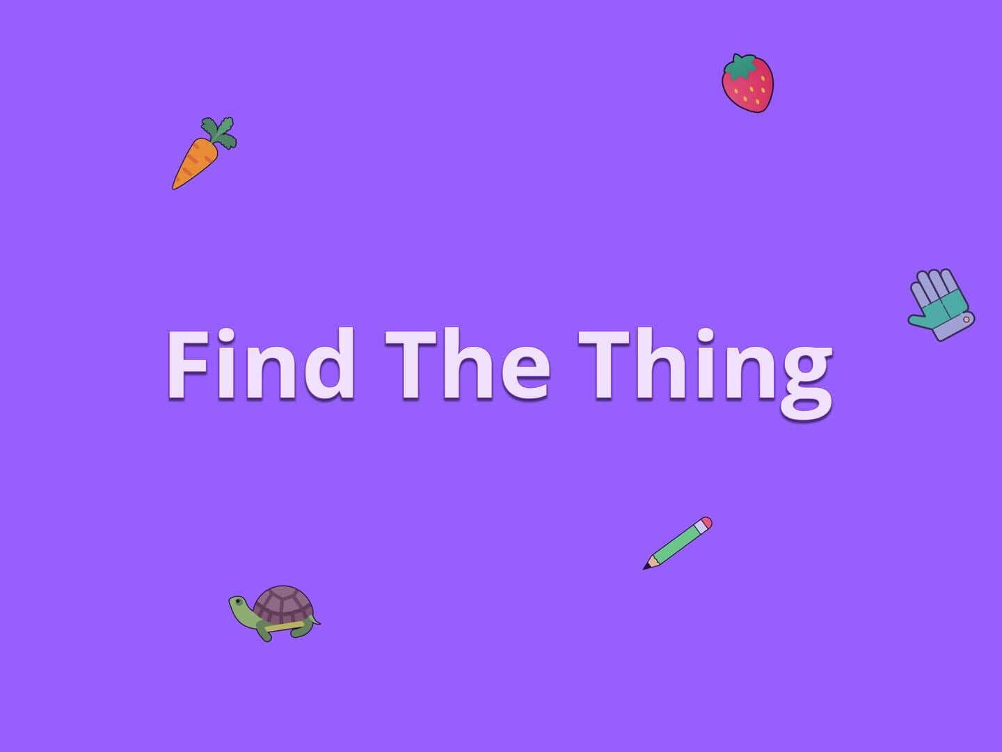 Arte - Find The Thing