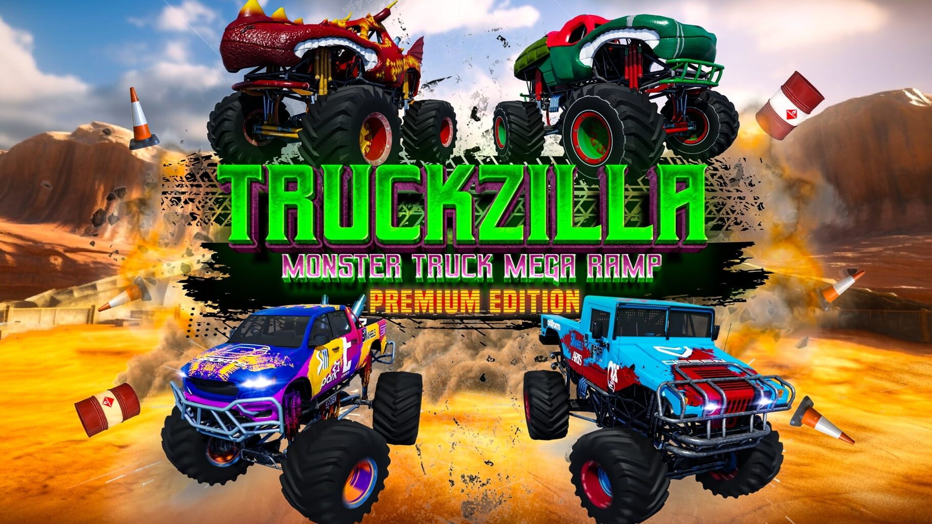 Truckzilla: Monster Truck Mega Ramp - Premium Edition artwork