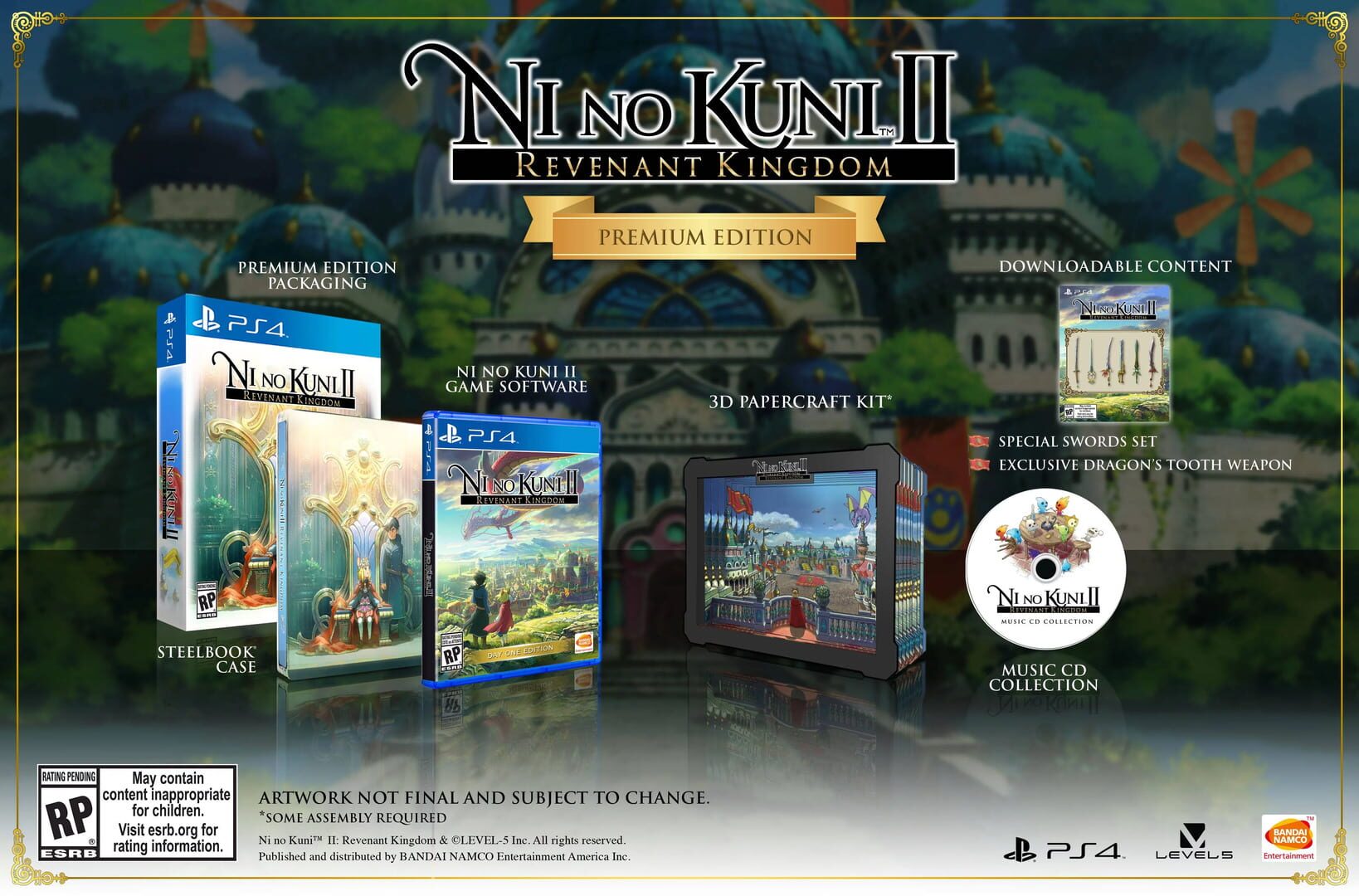 Artwork for Ni no Kuni II: Revenant Kingdom - Premium Edition