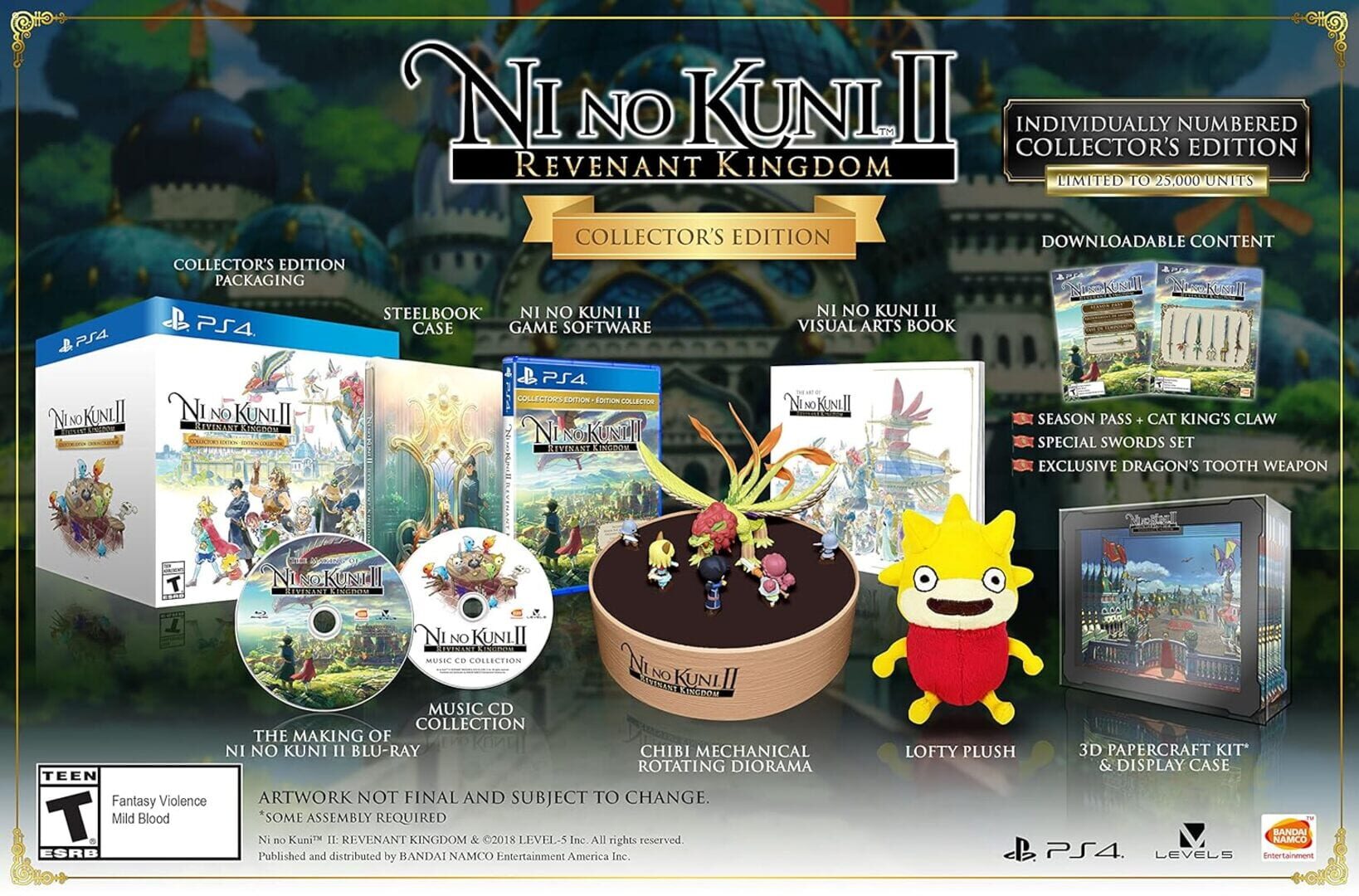 Artwork for Ni no Kuni II: Revenant Kingdom - Collector's Edition