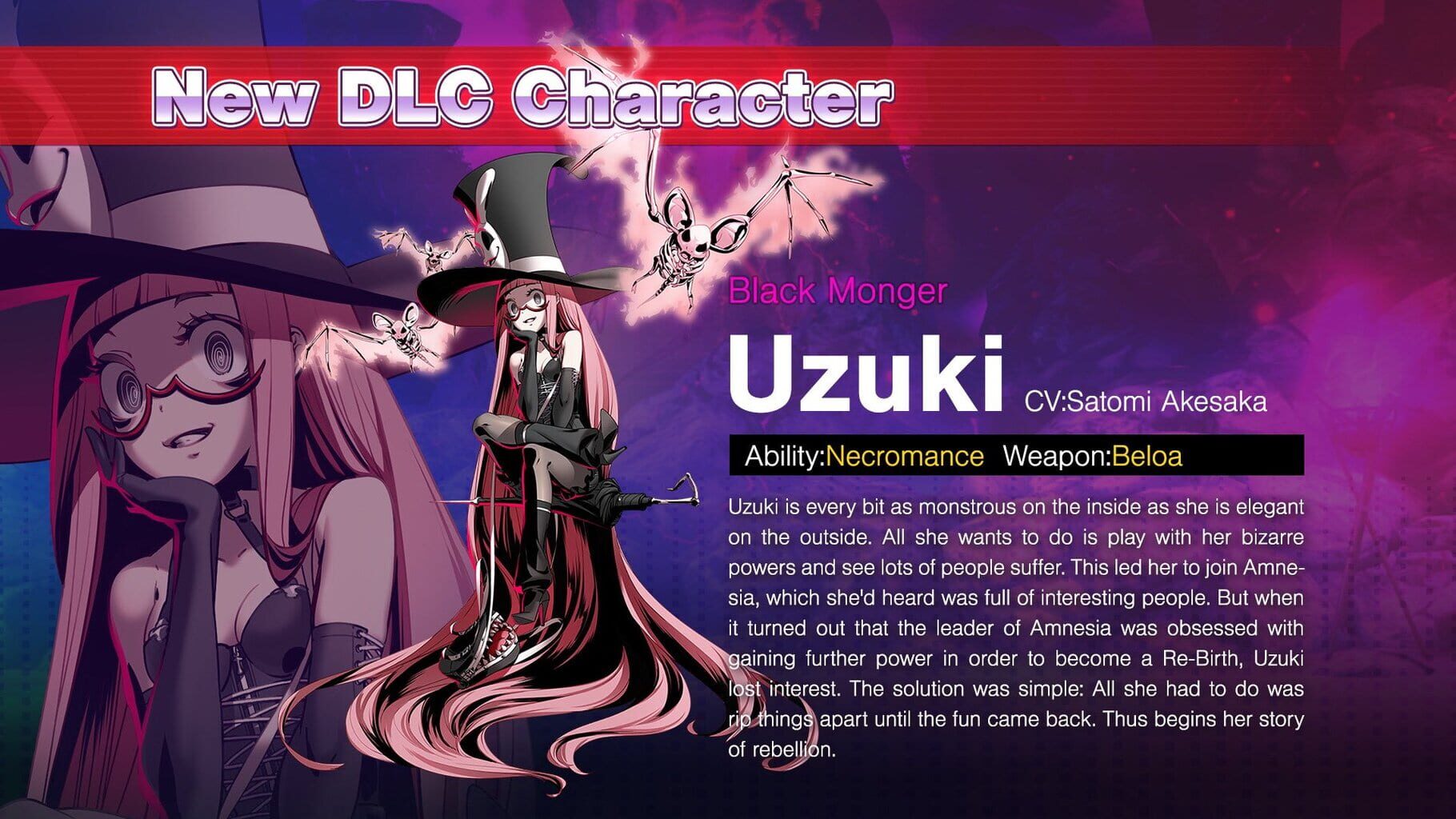 Under Night In-Birth II: Character - Uzuki artwork