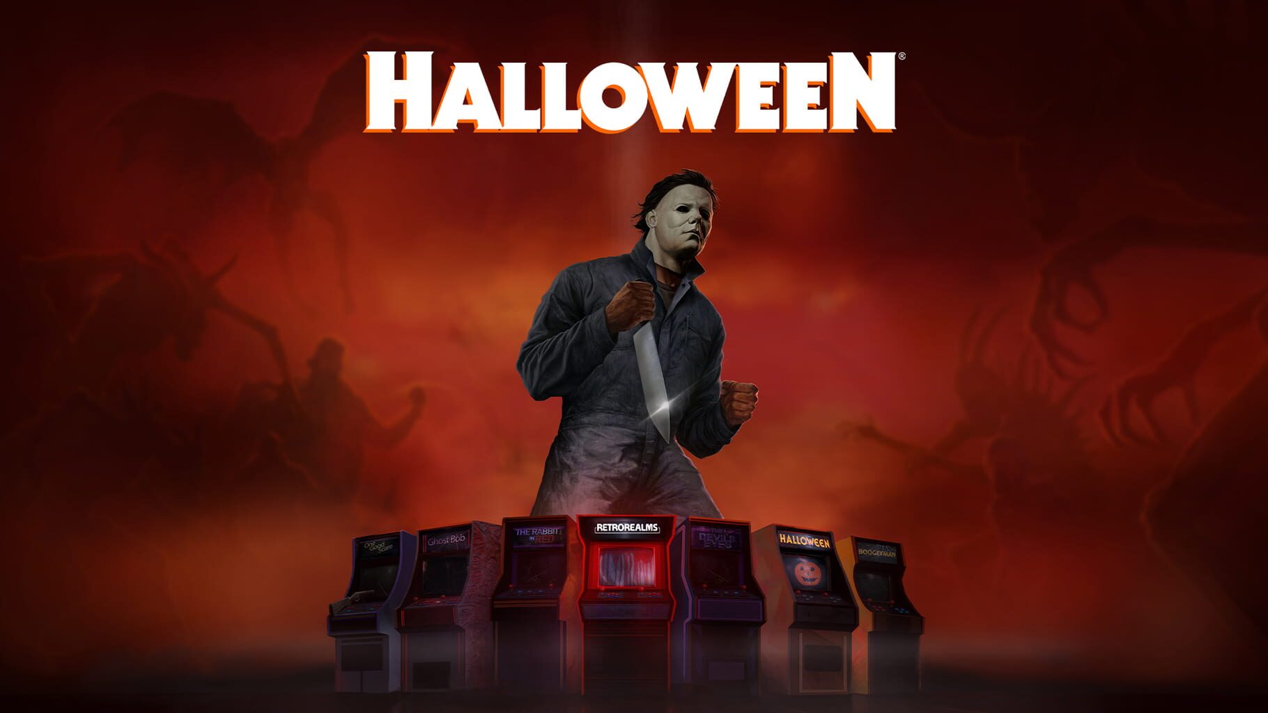 RetroRealms: Halloween artwork