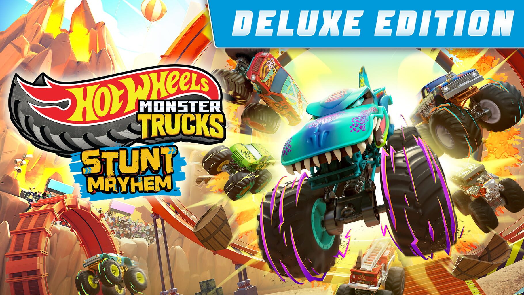 Hot Wheels Monster Trucks: Stunt Mayhem - Deluxe Edition artwork