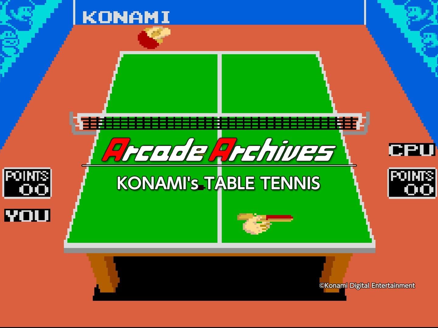 Arcade Archives: Konami's Table Tennis artwork