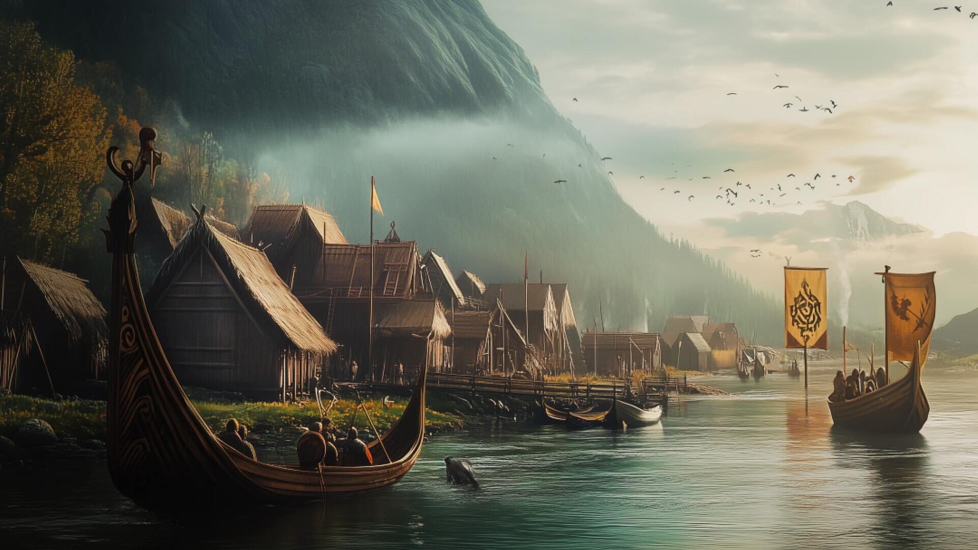 Viking Colony Builder Valhalla artwork