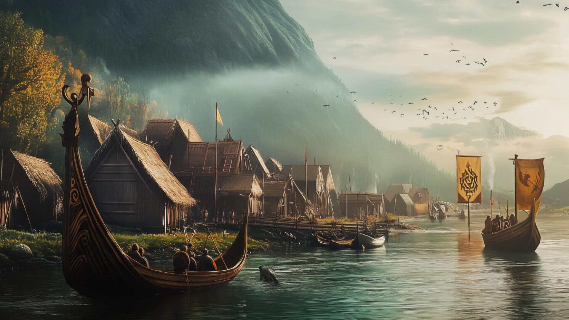 Viking Colony Builder Valhalla artwork
