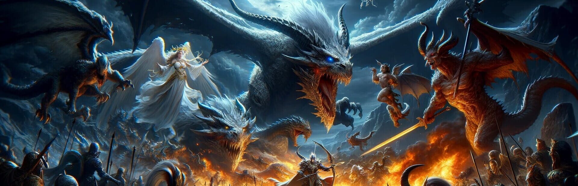 Artwork for Magic and Dragon: 4X Battle
