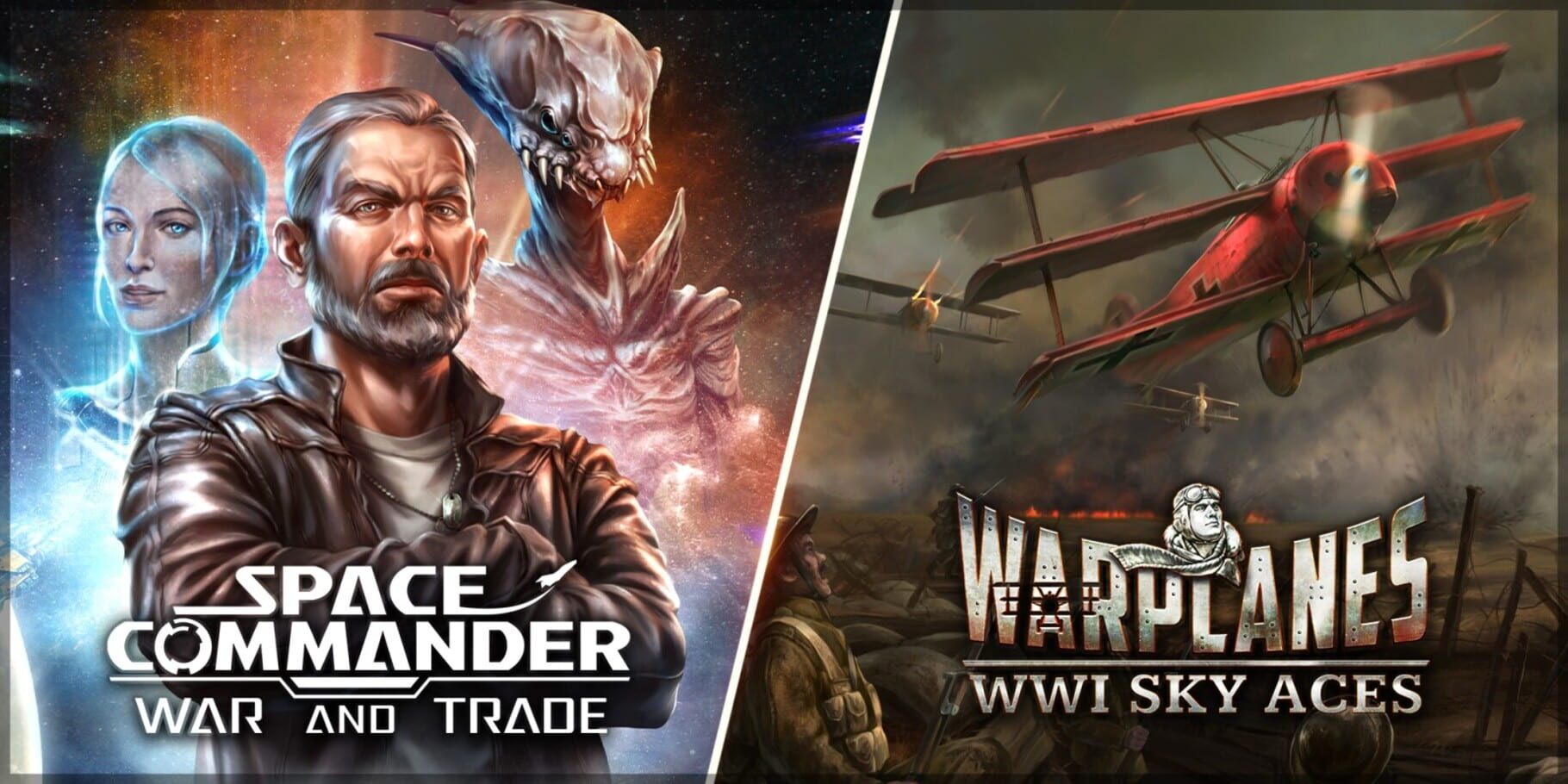 Artwork for Warplanes: WW1 + Space Commander Bundle