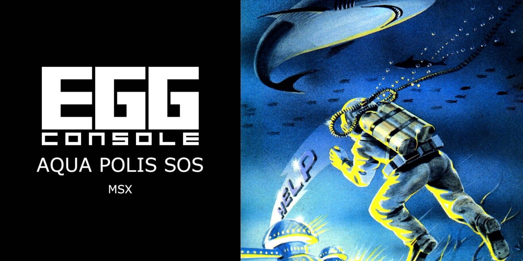 Artwork for Eggconsole Aqua Polis SOS MSX