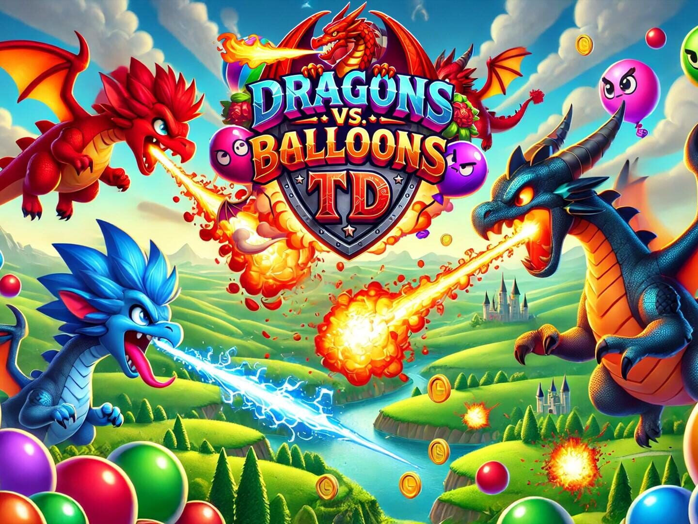 Artwork for Dragons vs. Balloons TD