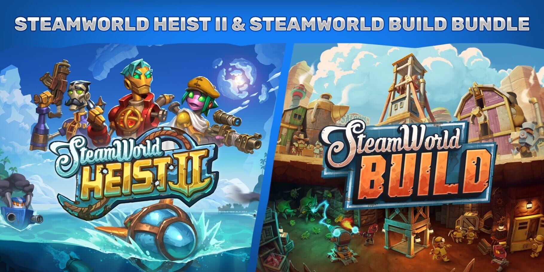 Artwork for SteamWorld Heist II & SteamWorld Build Bundle