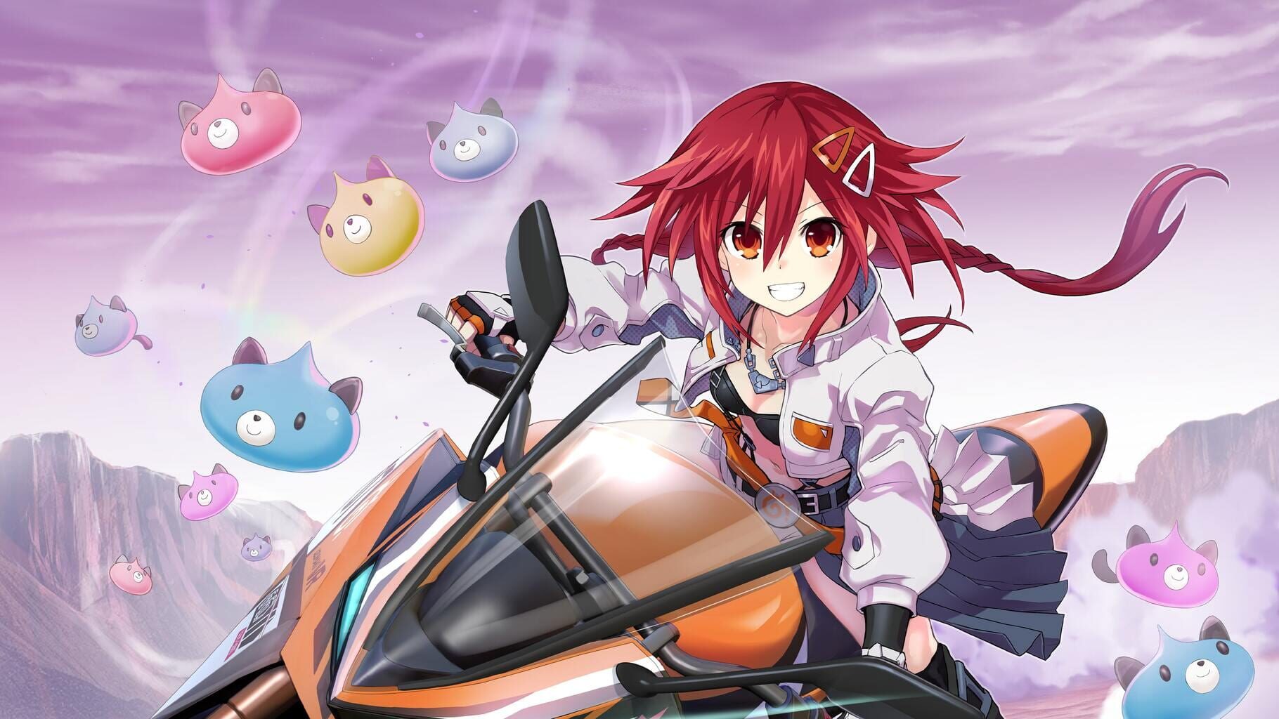 Neptunia Riders vs. Dogoos artwork