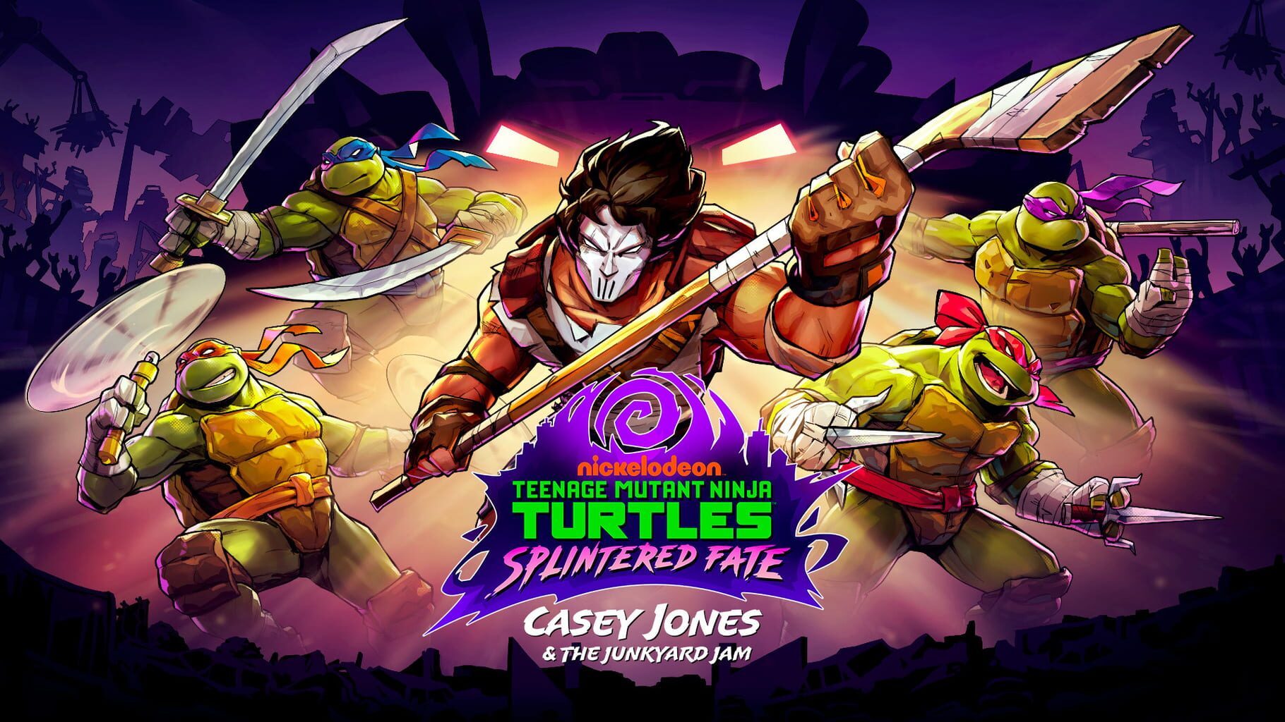 Teenage Mutant Ninja Turtles: Splintered Fate - Casey Jones & the Junkyard Jam artwork