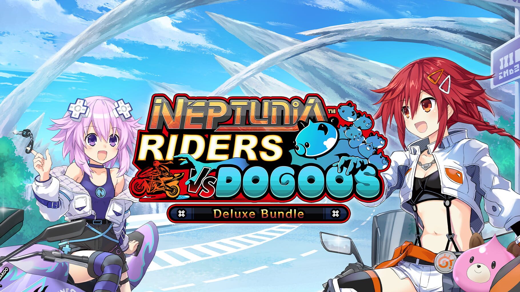 Artwork for Neptunia Riders vs. Dogoos: Deluxe Edition