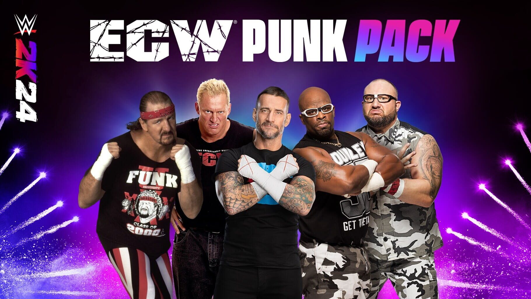 Artwork for WWE 2K24: ECW Punk Pack