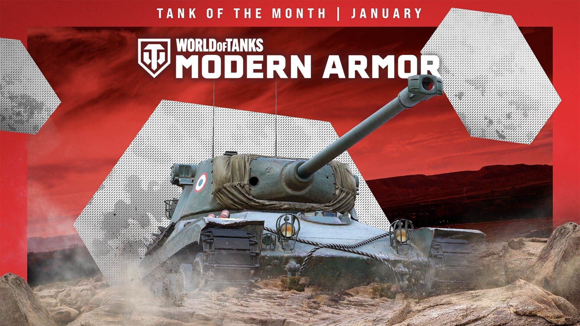 Artwork for World of Tanks: Modern Armor - Tank of the Month: AltProto AMX 30