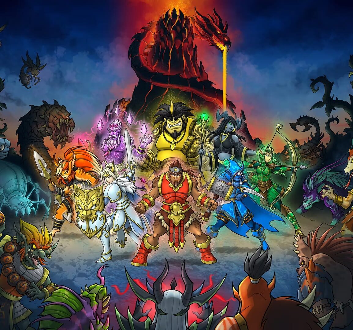 Heroes of Mount Dragon artwork