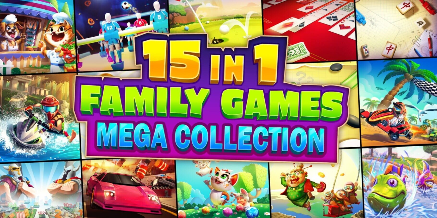 Artwork for 15 in 1 Family Games Mega Collection