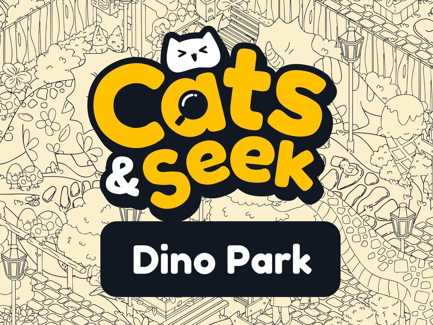 Cats and Seek: Dino Park artwork