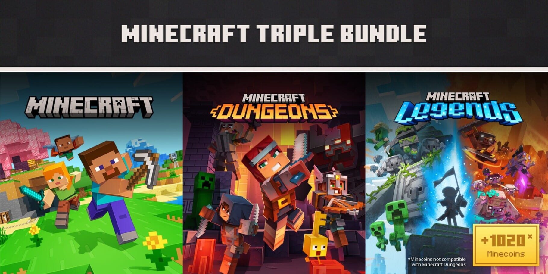 Minecraft Triple Bundle artwork