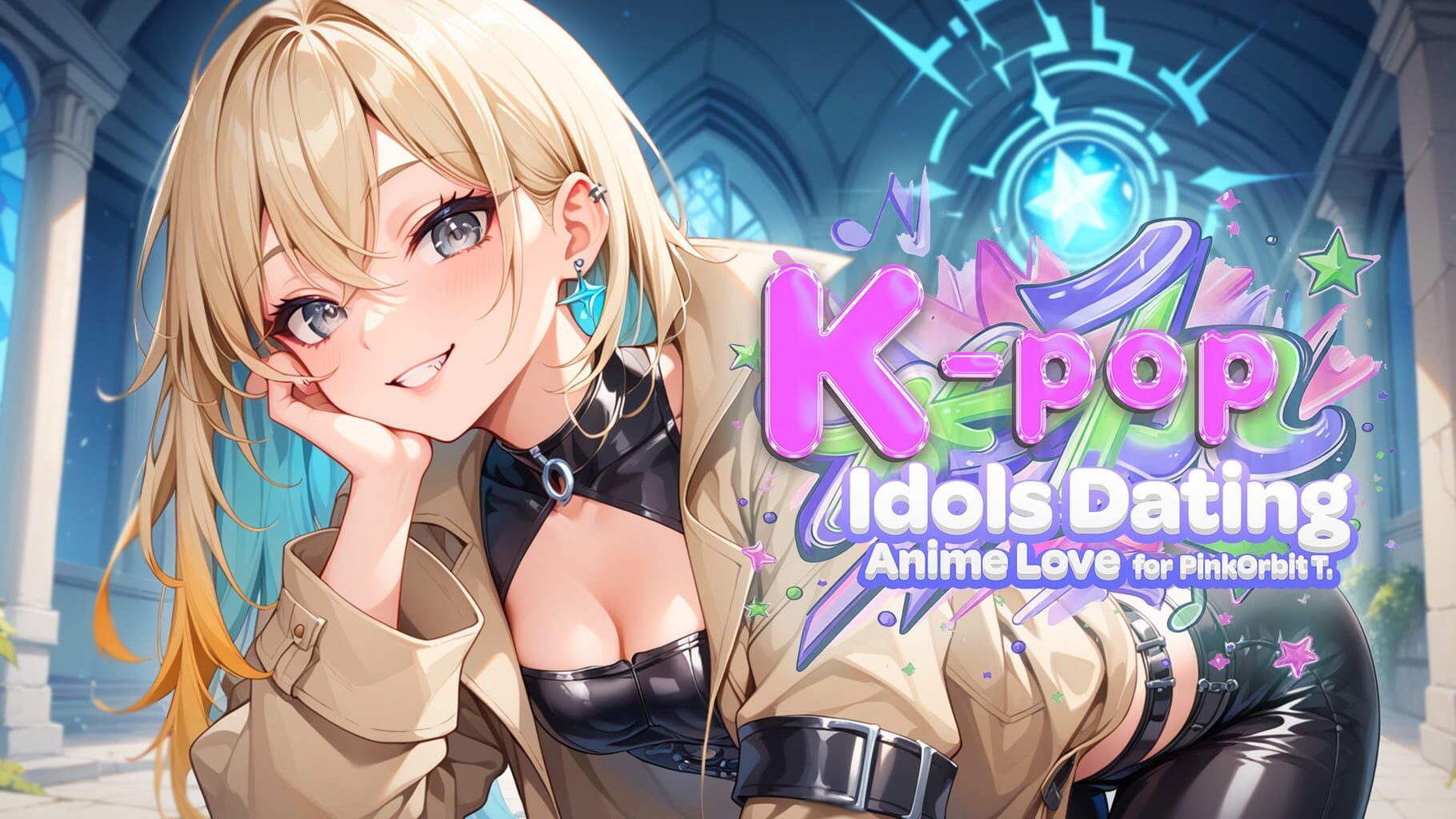 K-pop Idols Dating: Anime Love for PinkOrbil T. artwork