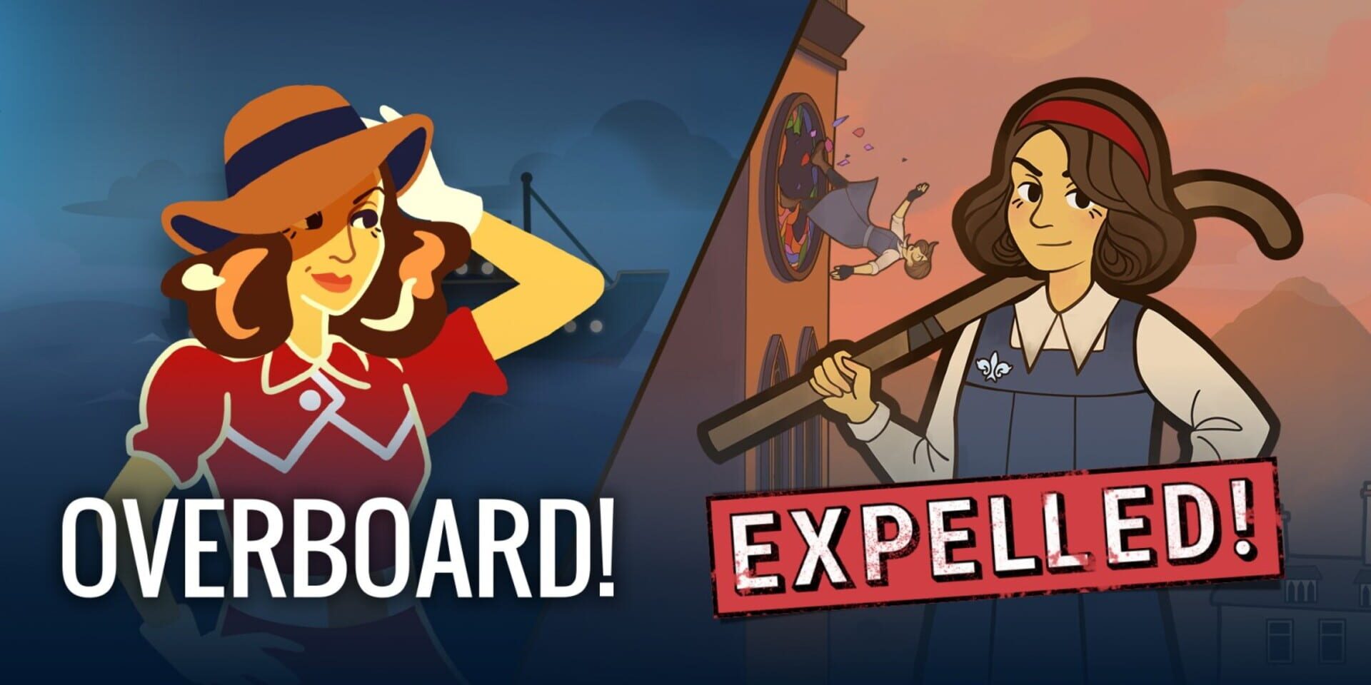 Overboard! & Expelled! artwork