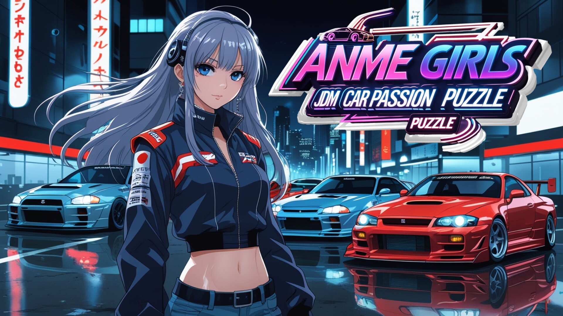 Artwork for Anime Girls: JDM Car Passion Puzzle