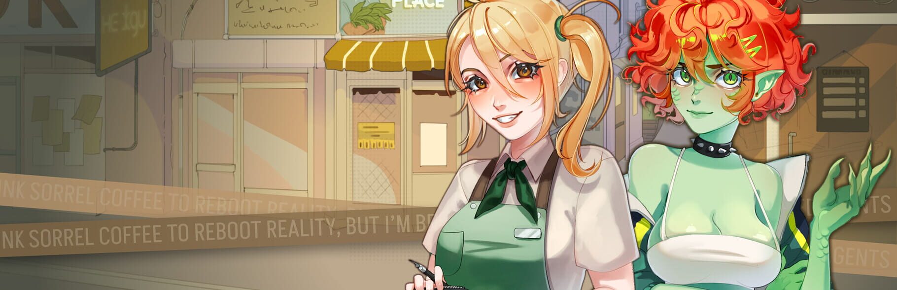 Artwork for I Drink Sorrel Coffee to Reboot Reality, but I’m Being Hunted by Monster Girls and Armed Agents