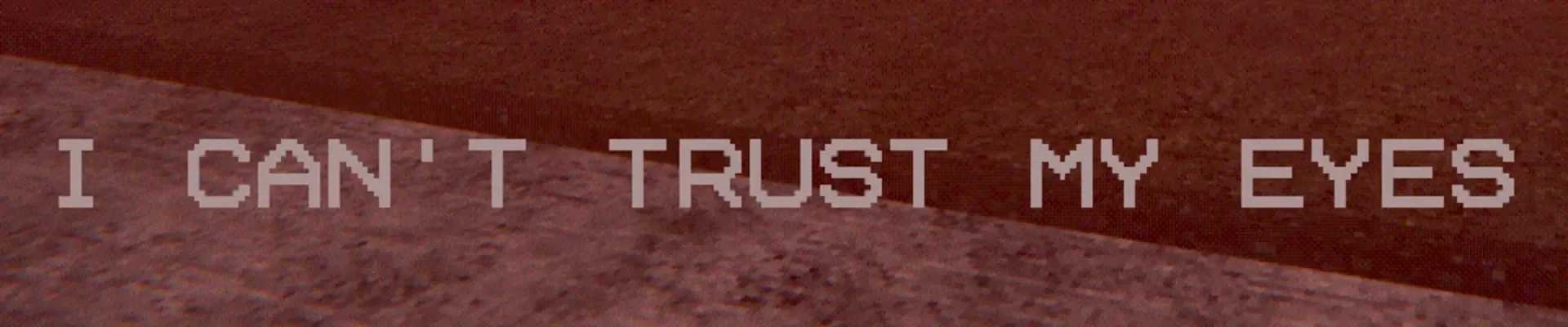 I Can't Trust My Eyes
