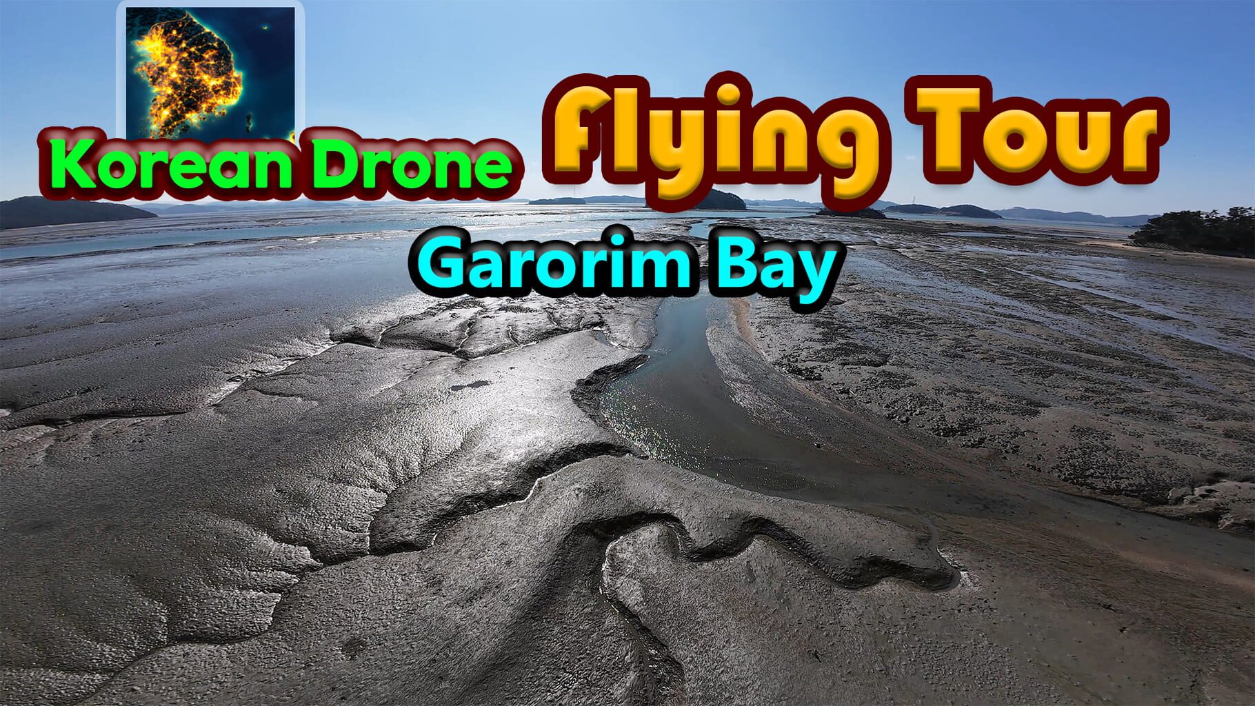 Korean Drone Flying Tour Garorim Bay artwork