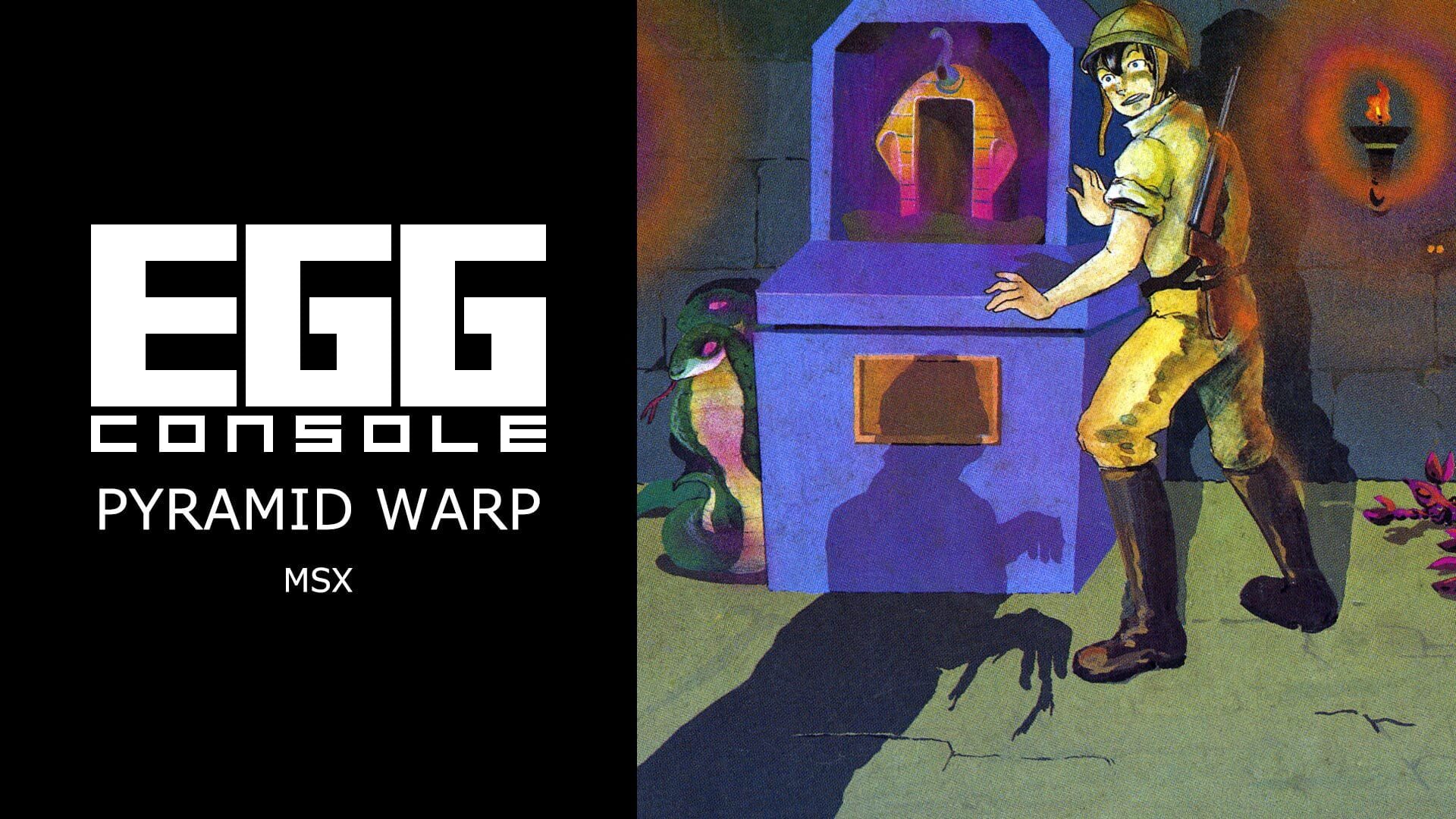Artwork for Eggconsole Pyramid Warp MSX