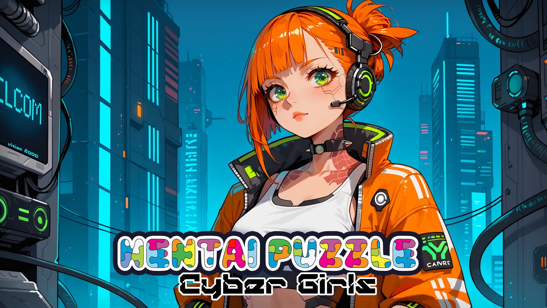 Artwork for Hentai Puzzle: Cyber Girls