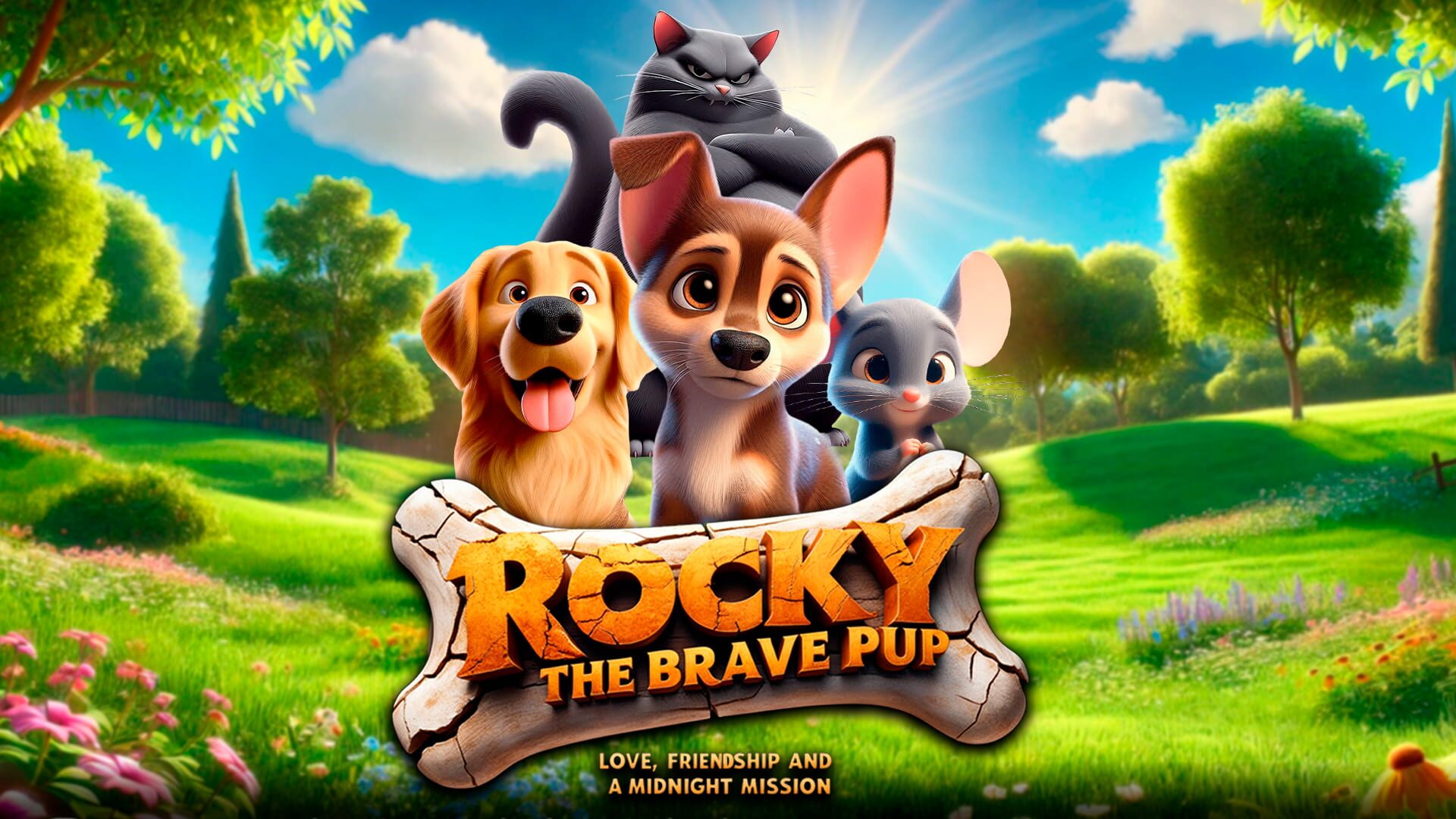 Artwork for Rocky the Brave Pup: Love, Friendship and a Midnight Mission