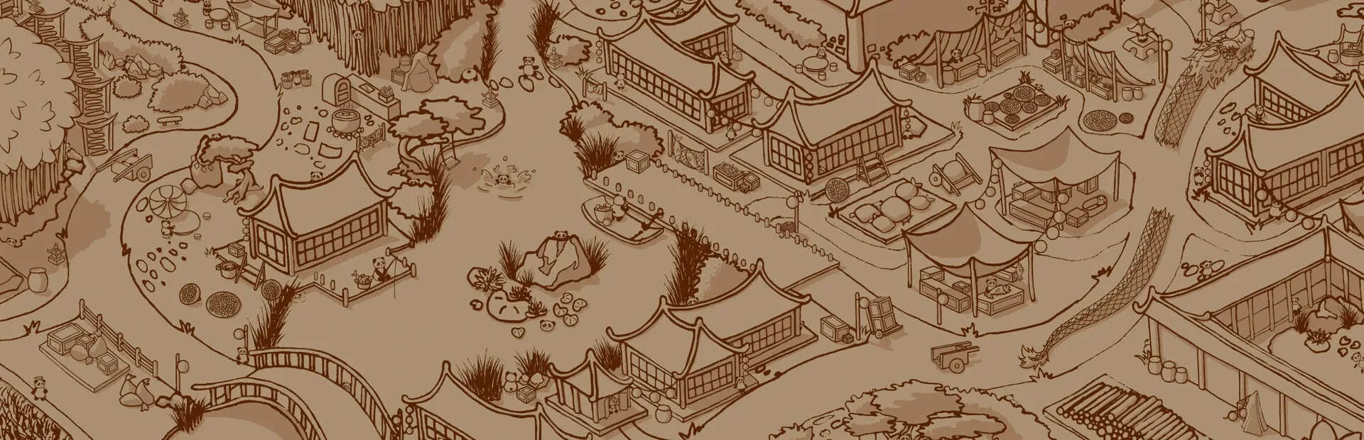100 Hidden Pandas: Village